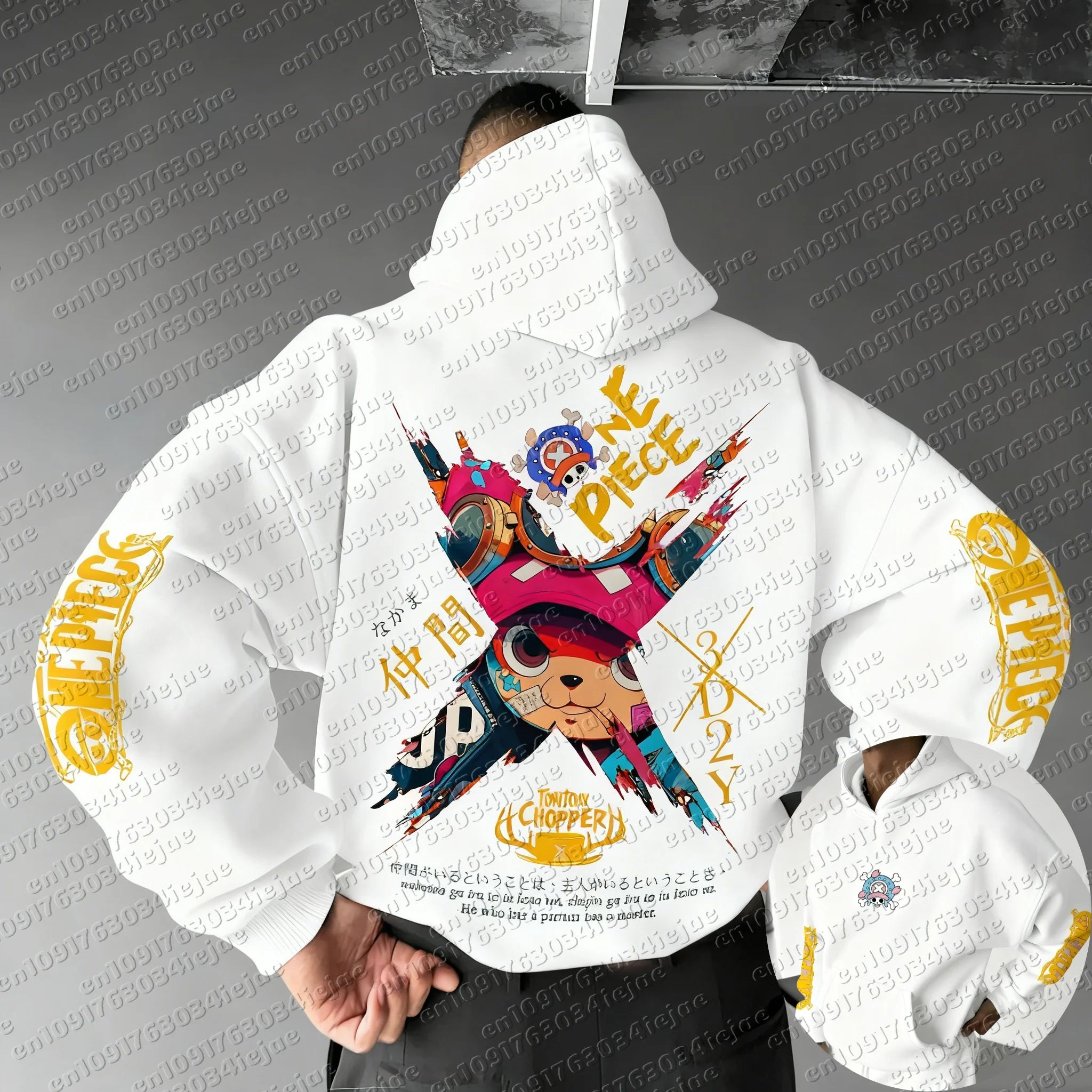 Kids Tony Tony Chopper Hoodie | One Piece Parent-Child Sweater Hoodies & Sweatshirts - The Eezee Shop