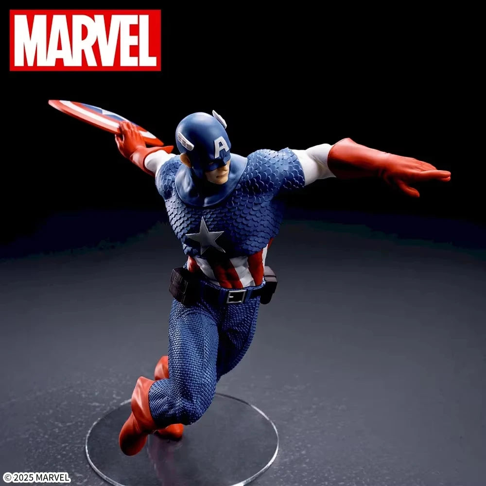 Captain America Luminasta Figure | Collectible Display Statue Collectible Figures - The Eezee Shop