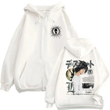 L Lawliet Zip-Up Hoodie | Death Note Hip Hop Sweatshirt Hoodies & Sweatshirts - The Eezee Shop