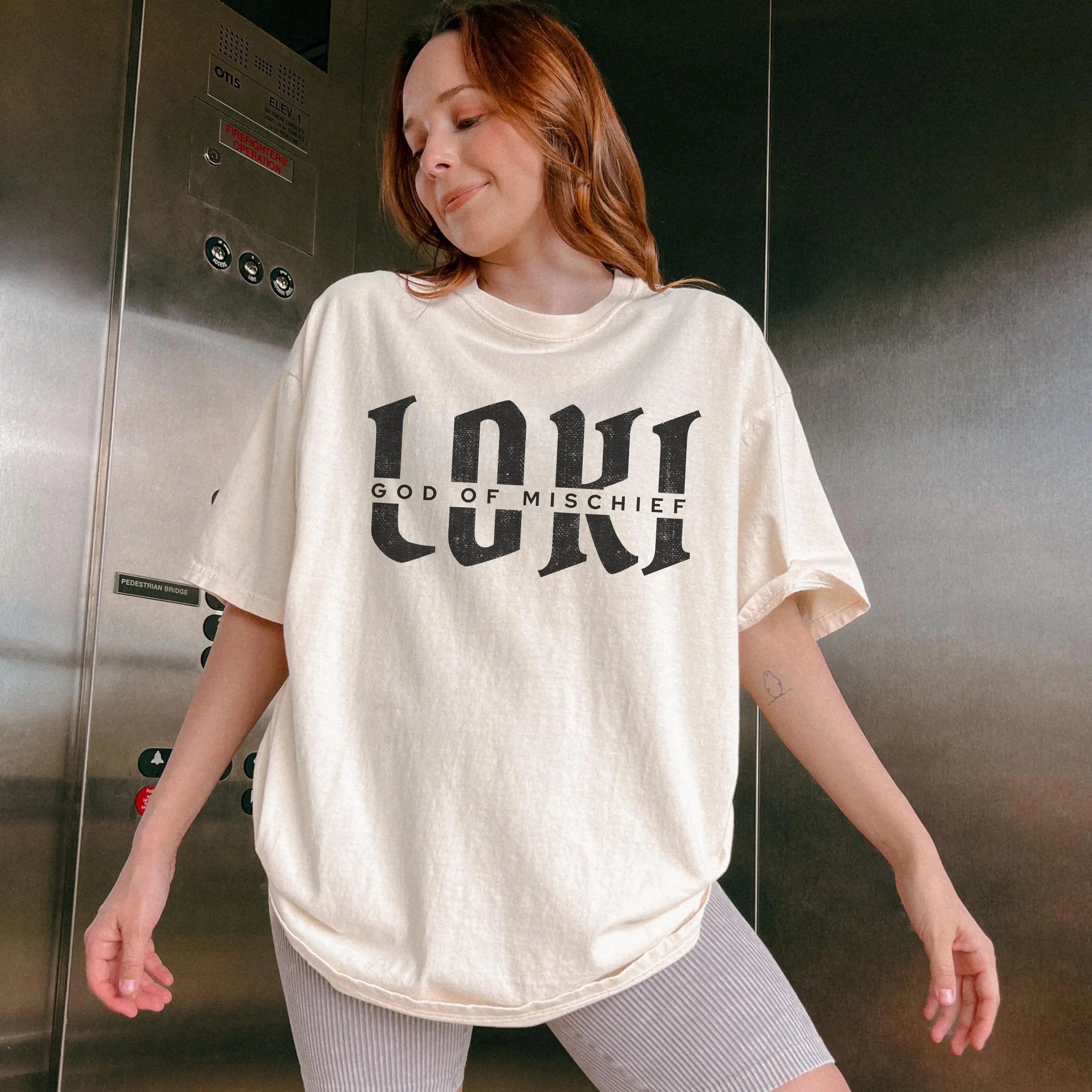 Women's Loki God of Mischief T-Shirt | Retro Norse Graphic Tee Graphic Tees - The Eezee Shop