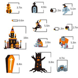 Halloween Window Clings | 10-Sheet Spooky Window Decals Halloween Decorations - The Eezee Shop