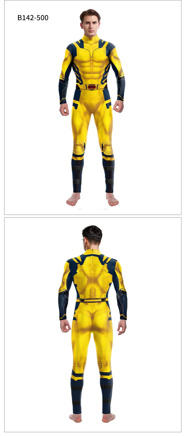 Deadpool & Wolverine Zentai Costume | Men's Superhero Jumpsuit Cosplay Costumes - The Eezee Shop
