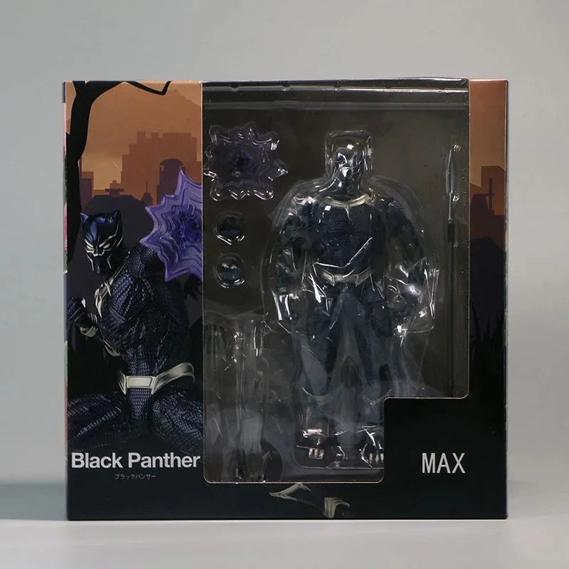 Black Panther Articulated Action Figure | King of Wakanda Collectible Figures - The Eezee Shop