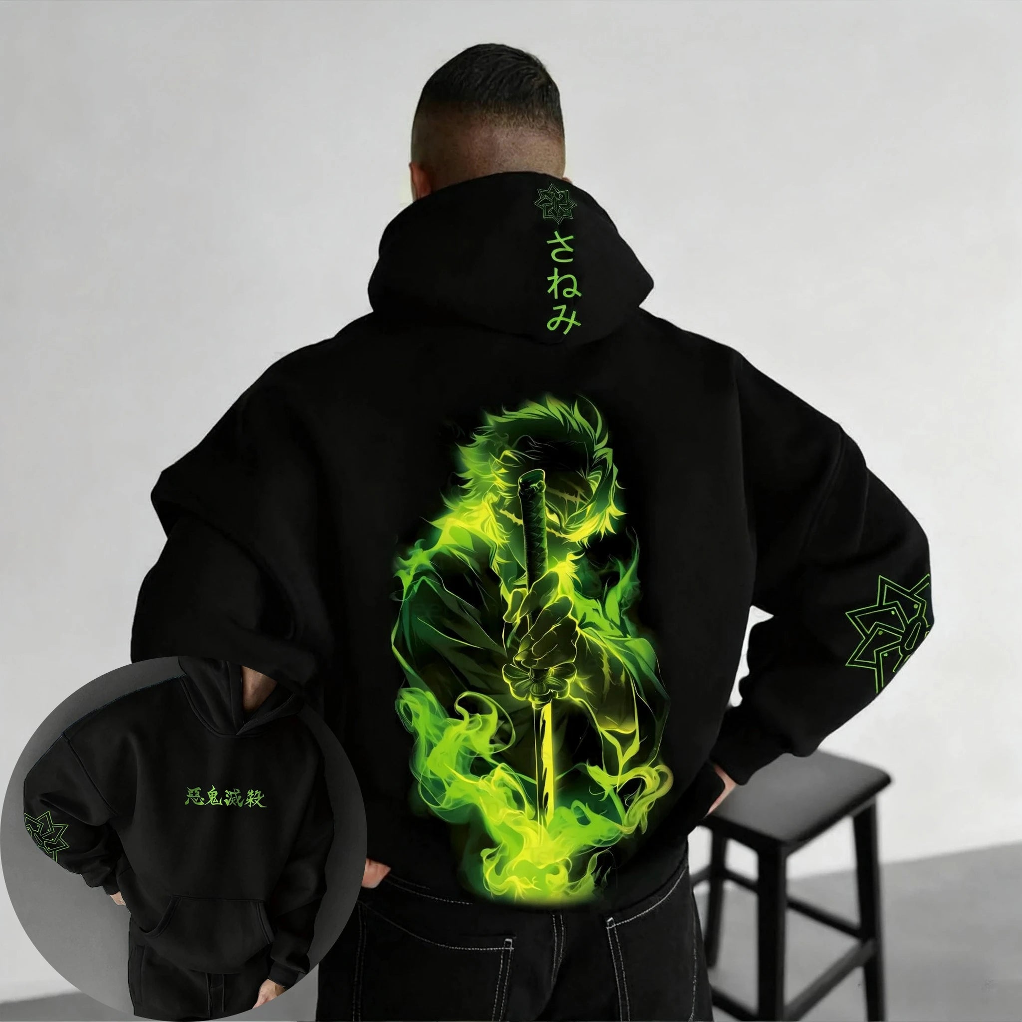 Demon Slayer Graphic Hoodie | Unisex Street Casual Pullover Hoodies & Sweatshirts - The Eezee Shop
