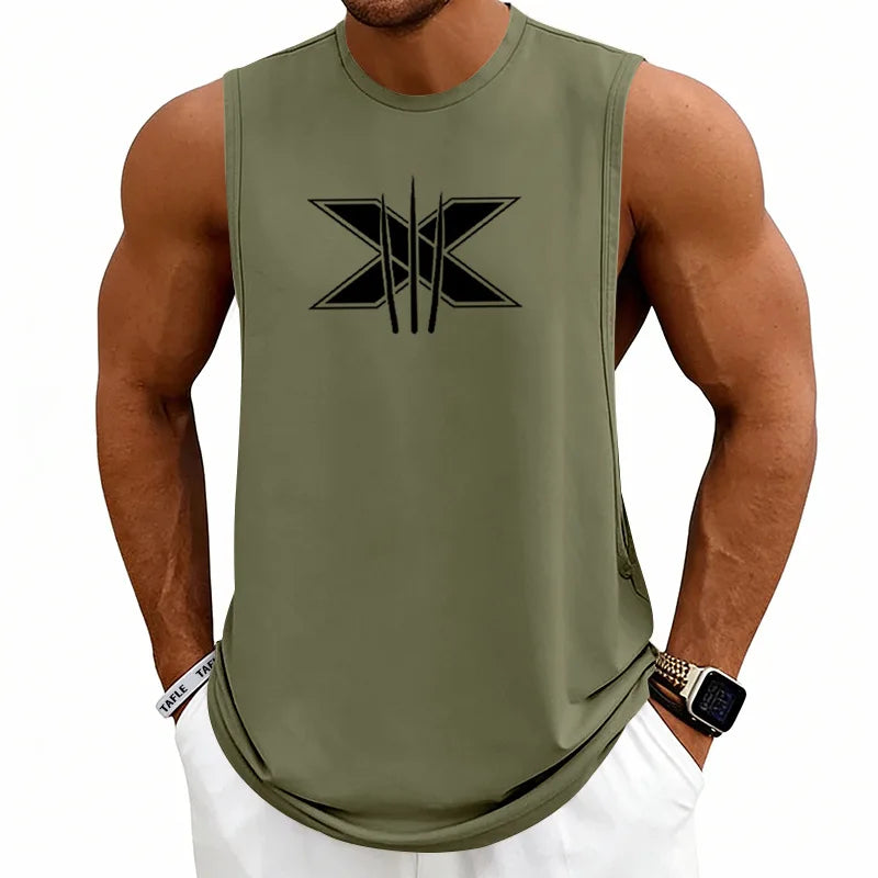 Wolverine Gym Tank Top | Men's Sleeveless Muscle Vest Gym & Compression Wear - The Eezee Shop