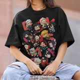 Demon Slayer Half-Sleeve T-Shirt | Classic Characters Sports Tee Graphic Tees - The Eezee Shop