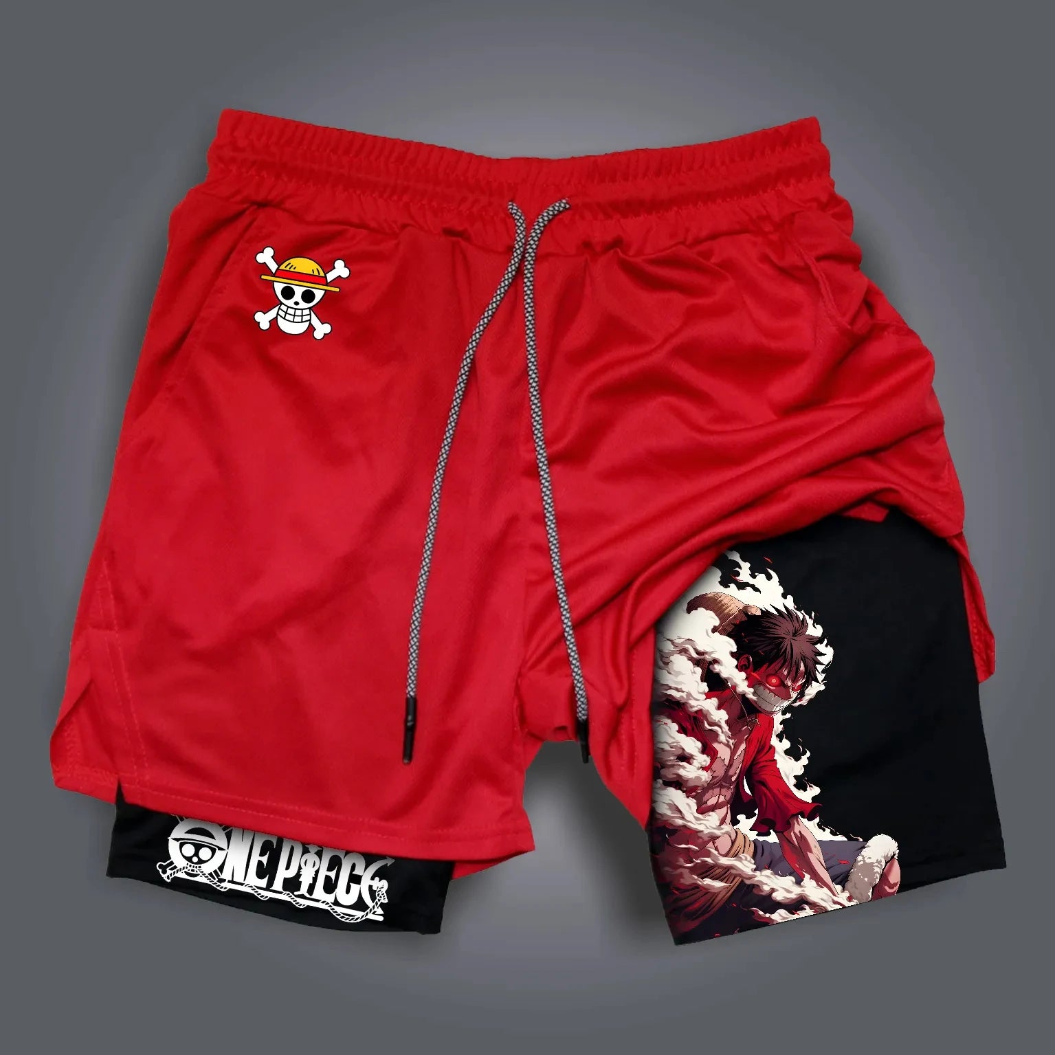 One Piece Luffy Classic Layer Shorts Performance shorts - The Eezee Shop