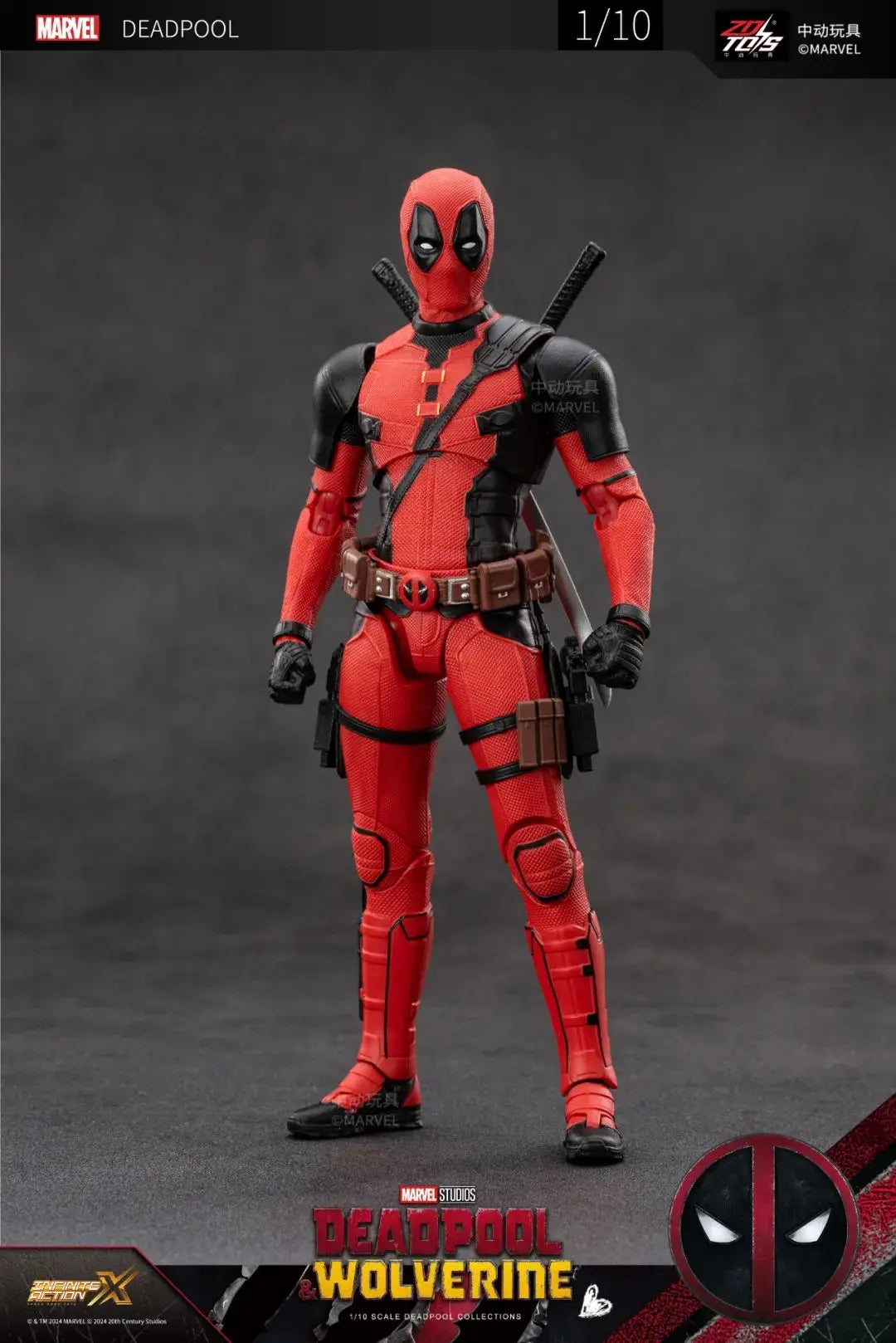Deadpool & Wolverine 1:10 Action Figure | Boxed Collectible Collectible Figures - The Eezee Shop