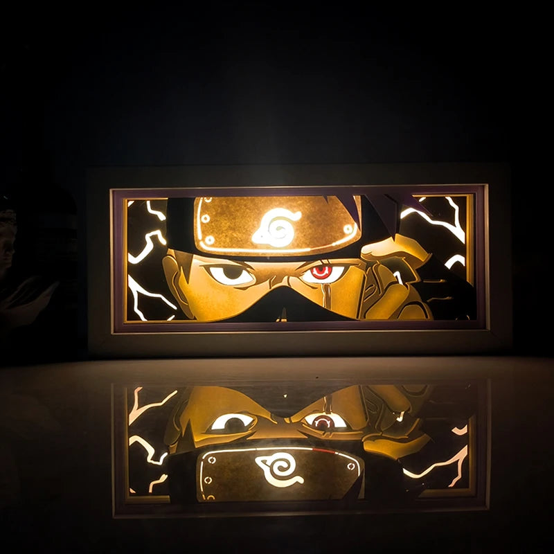 Anime Paper-Cut Light Box | Remote Control Color Night Light Lamps & Night Lights - The Eezee Shop