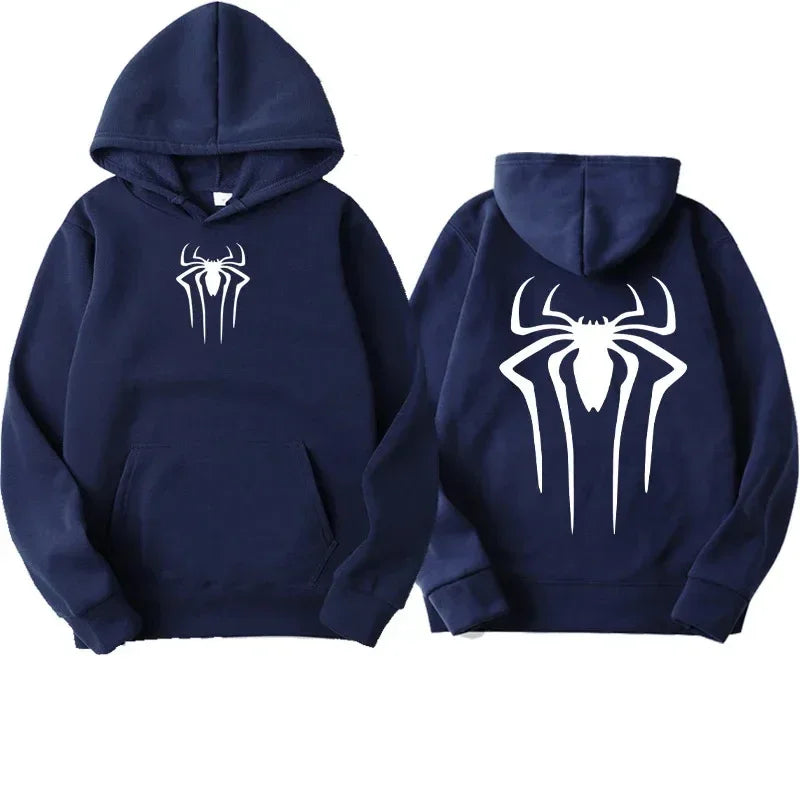 Men's Spider Print Hoodie | Harajuku Casual Sweatshirt Hoodies & Sweatshirts - The Eezee Shop
