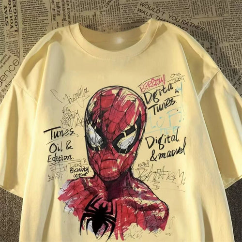 2026 New Fun Classic Character Printed Fashion Summer T-shirts Men Other - The Eezee Shop