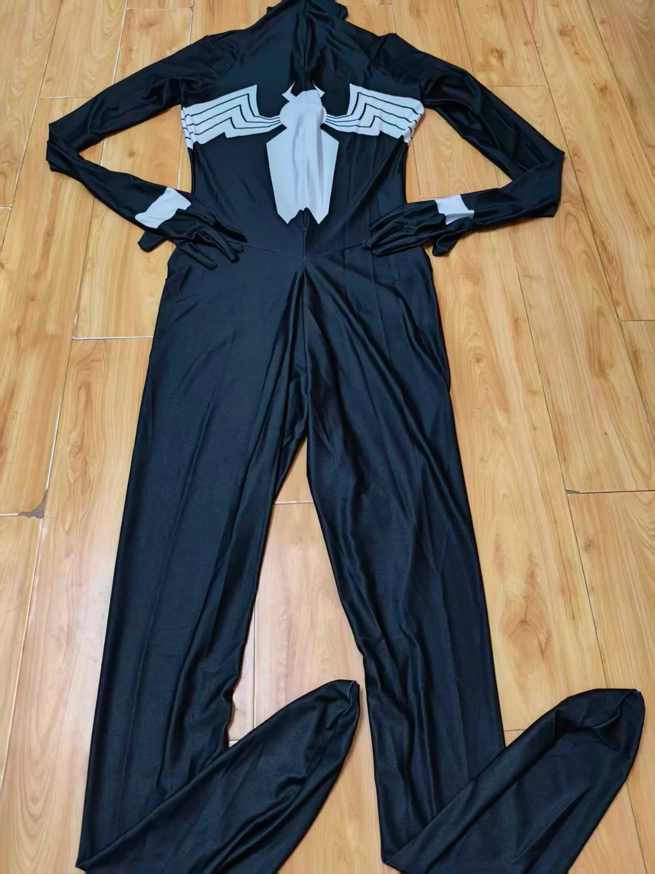 Black Venom Spandex Costume | Symbiote Zentai Bodysuit Cosplay Costumes - The Eezee Shop