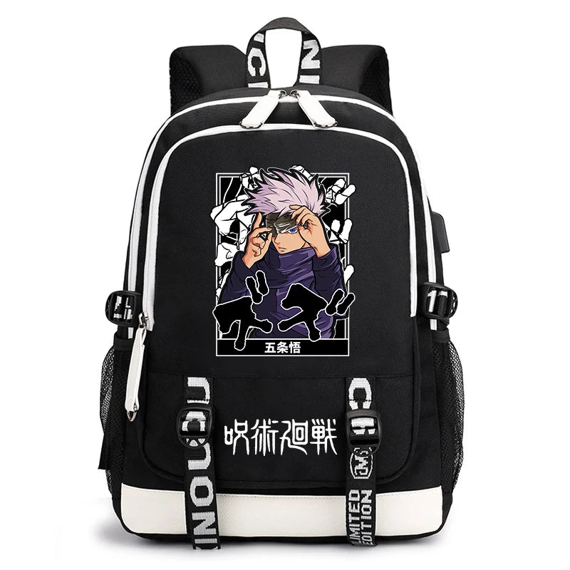 Jujutsu Kaisen Bookbag | Lightweight Casual School Backpack Backpacks - The Eezee Shop