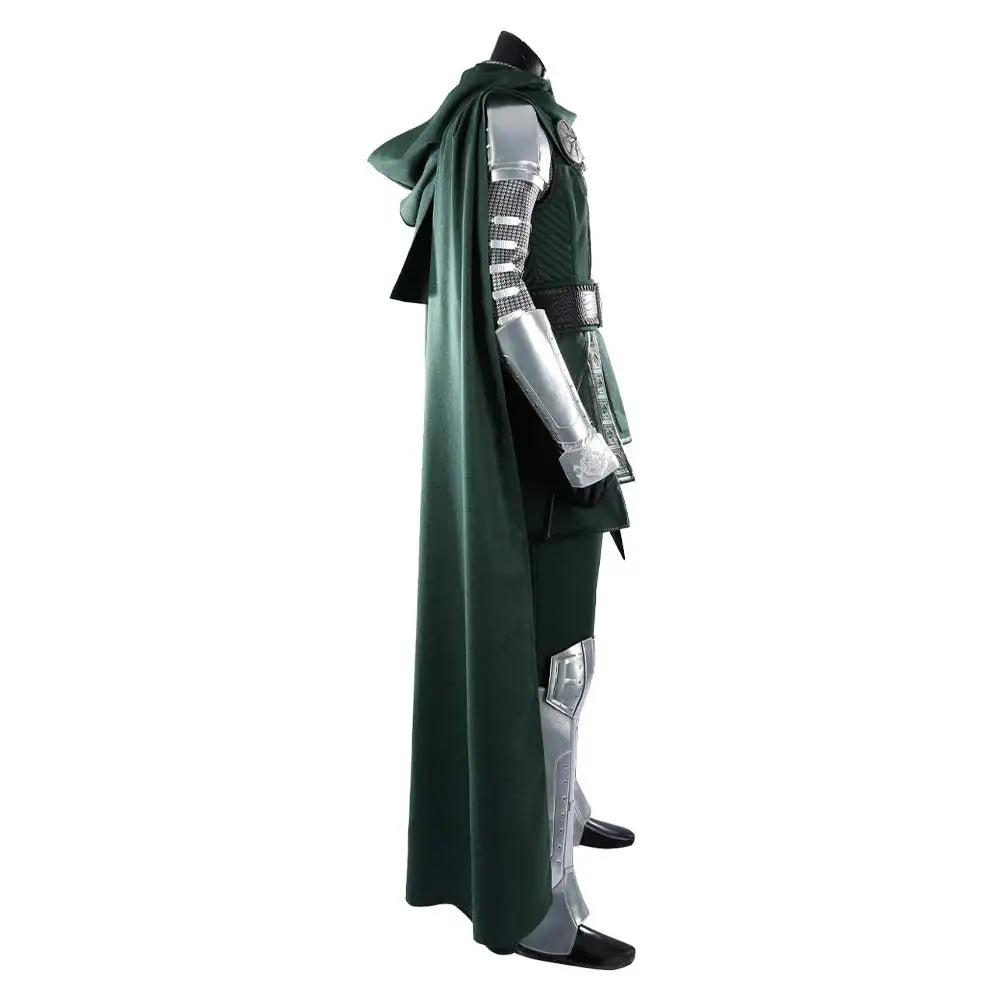 Doctor Doom Hooded Cloak Costume | Coat, Pants & Cape Full Set Cosplay Costumes - The Eezee Shop
