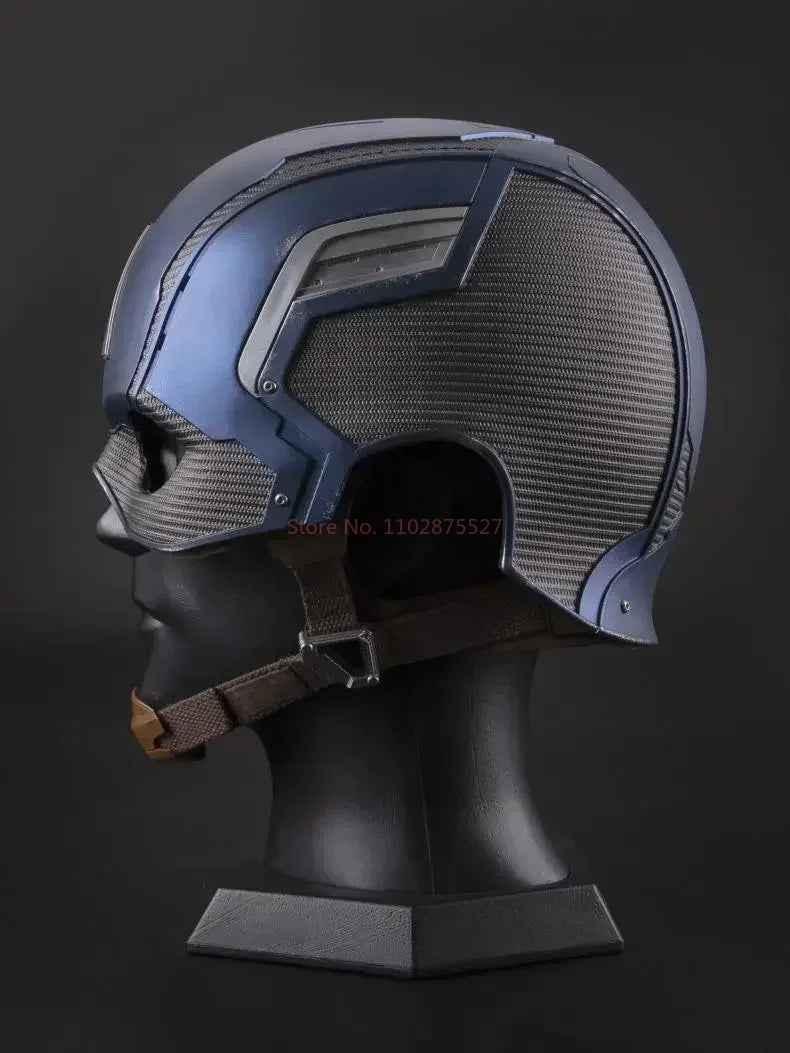 Captain America 1:1 Wearable Helmet | Avengers Display Mask Cosplay Masks & Helmets - The Eezee Shop