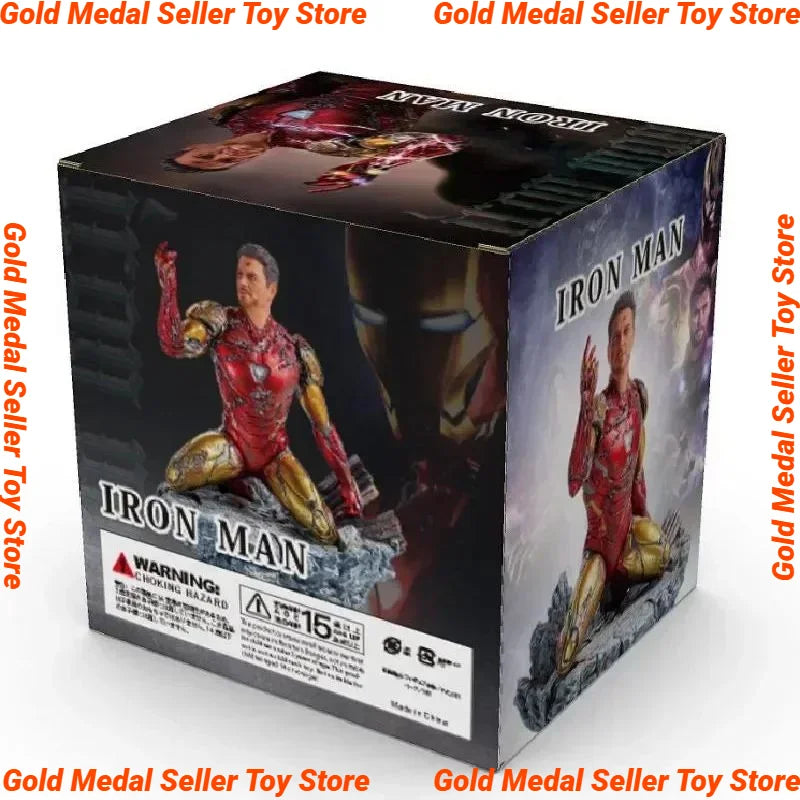Iron Man Endgame Snap Kneeling Statue | MK85 Collectible Collectible Figures - The Eezee Shop