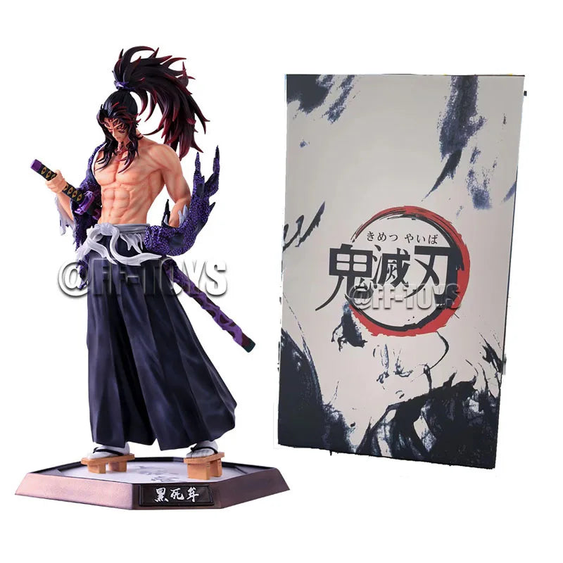 Kokushibo 32cm GK Statue | Demon Slayer Upper Moon Figure Collectible Figures - The Eezee Shop