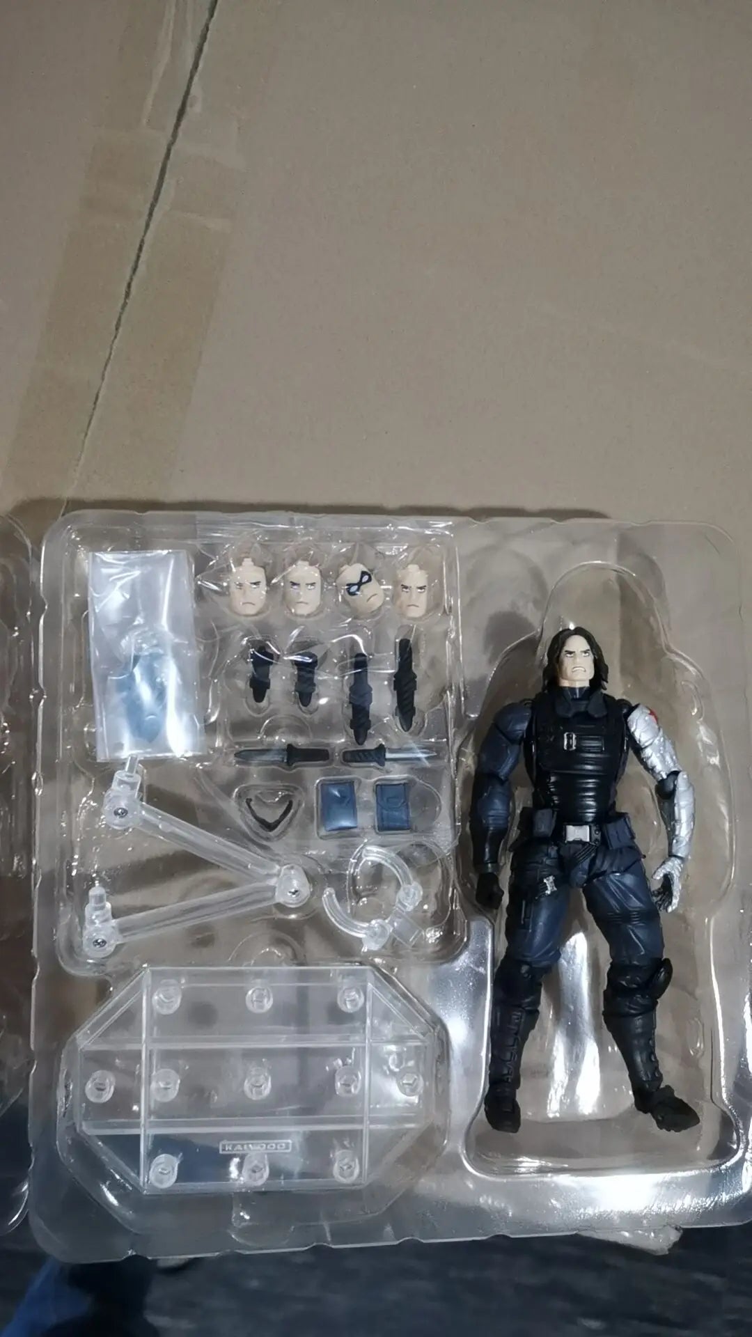Moon Knight & Winter Soldier Articulated Mini Figure Set Collectible Figures - The Eezee Shop