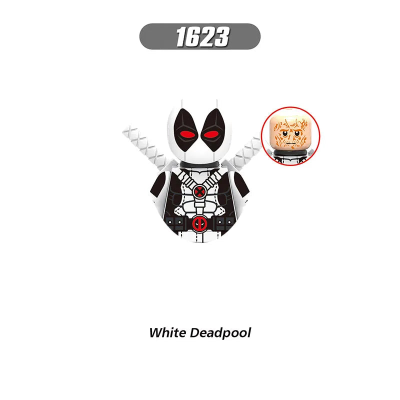 Deadpool Mini Building Block Figures | DIY Brick Toy Set Building Block Sets - The Eezee Shop
