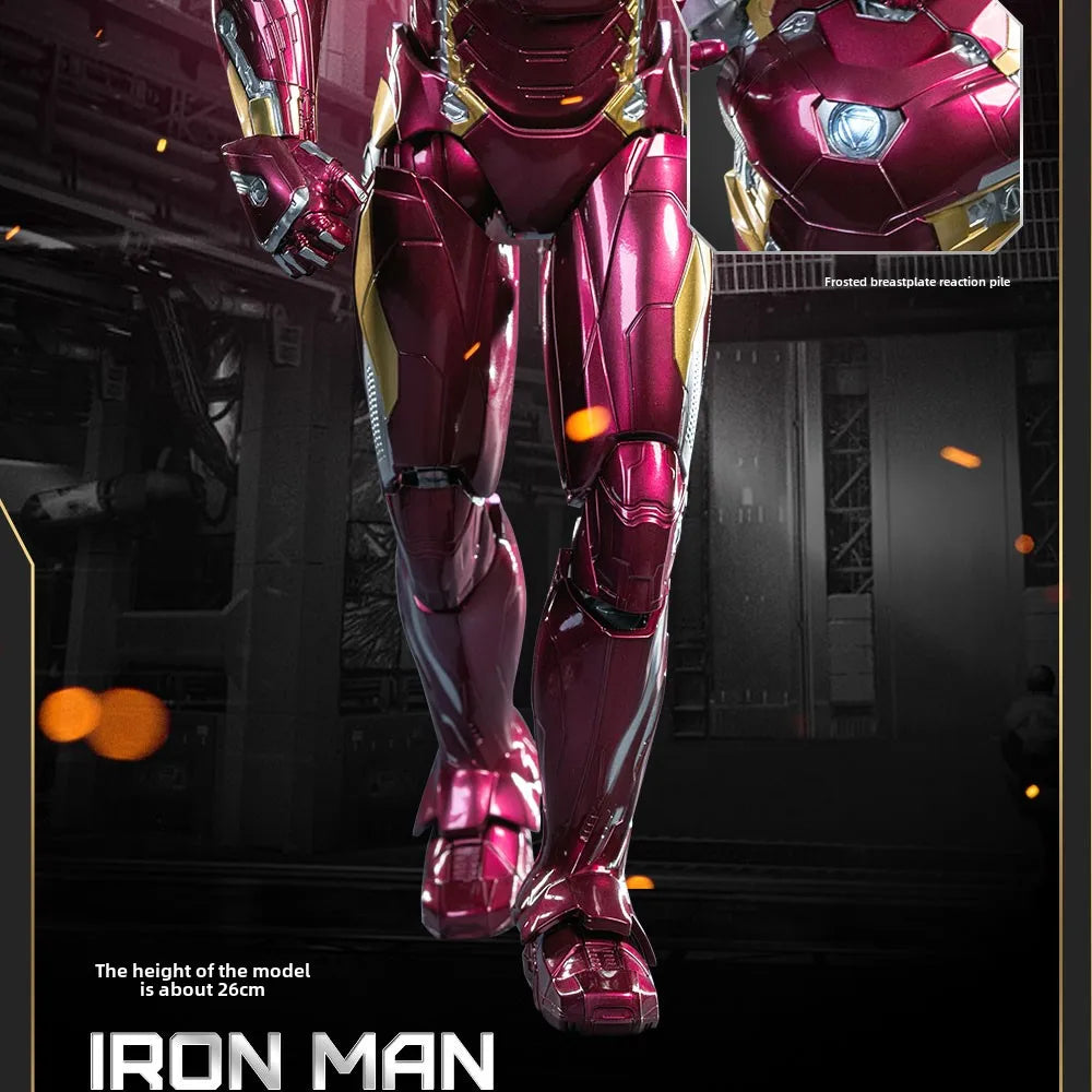 Iron Man MK46 Assembly Model | Light-Up Reactor Desktop Figure Collectible Figures - The Eezee Shop