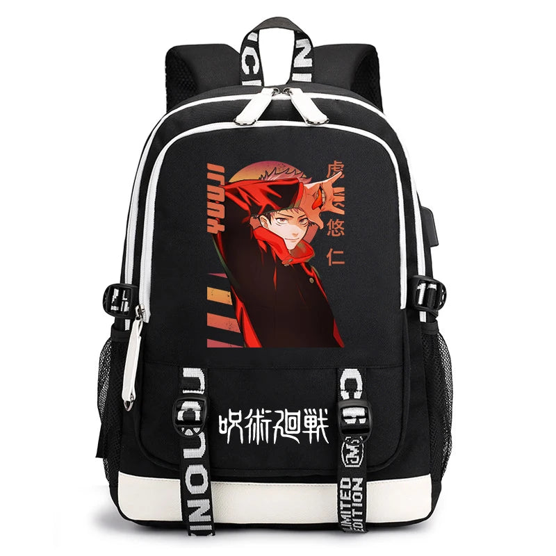 Jujutsu Kaisen Bookbag | Lightweight Casual School Backpack Backpacks - The Eezee Shop