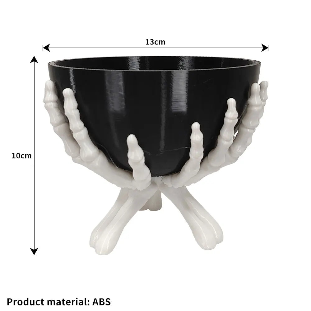 Skeleton Hands Candy Bowl | Gothic Halloween Treat Holder Party Supplies - The Eezee Shop