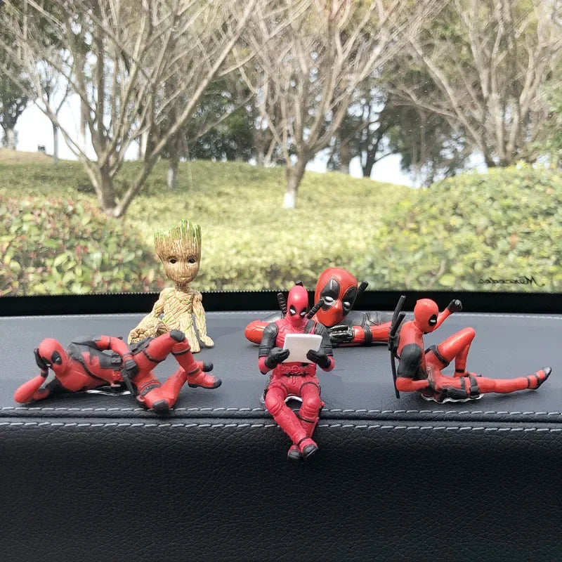 Sitting Deadpool Car Figure | Mini Interior Pendant Decor Car Accessories - The Eezee Shop