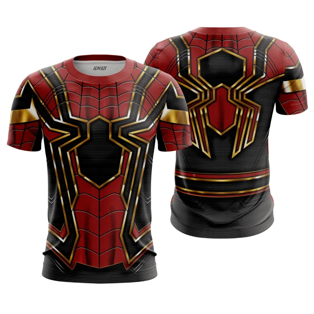 Spider Hero Family Matching Sports Top | Breathable Fitness Tee Gym & Compression Wear - The Eezee Shop