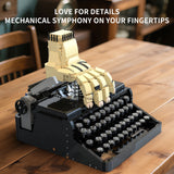 Wednesday Typewriter Building Block Set | 2330-Piece Model Kit Building Block Sets - The Eezee Shop