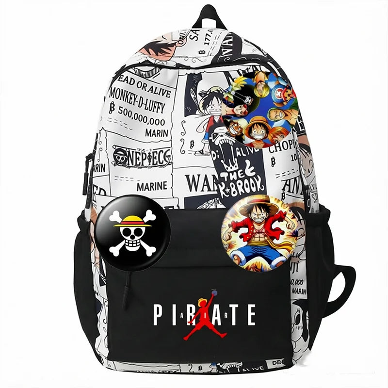 One Piece Luffy Backpack | Unisex Travel & School Bag Backpacks - The Eezee Shop