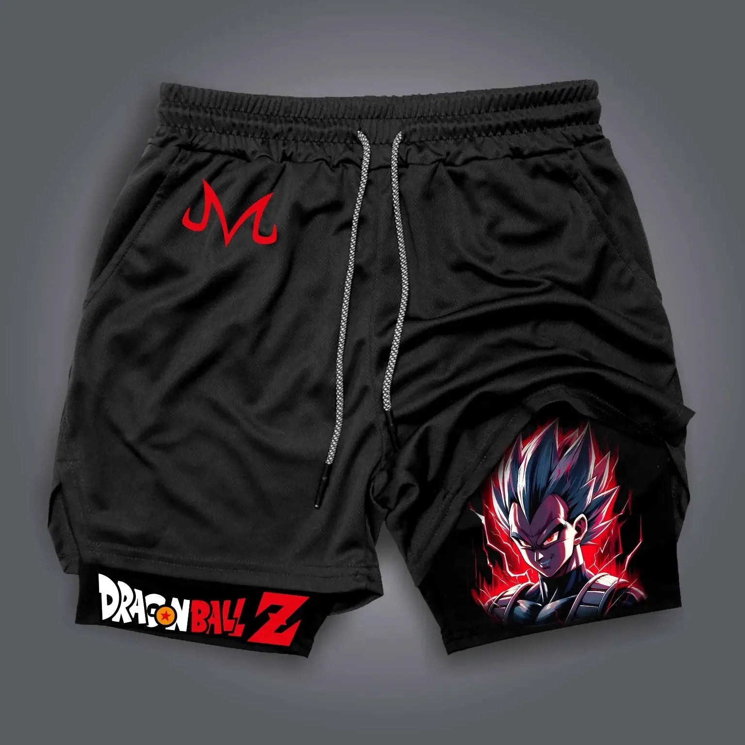 Dragon Ball Super Beach Shorts | Retro Y2K Quick-Dry Shorts Shorts - The Eezee Shop