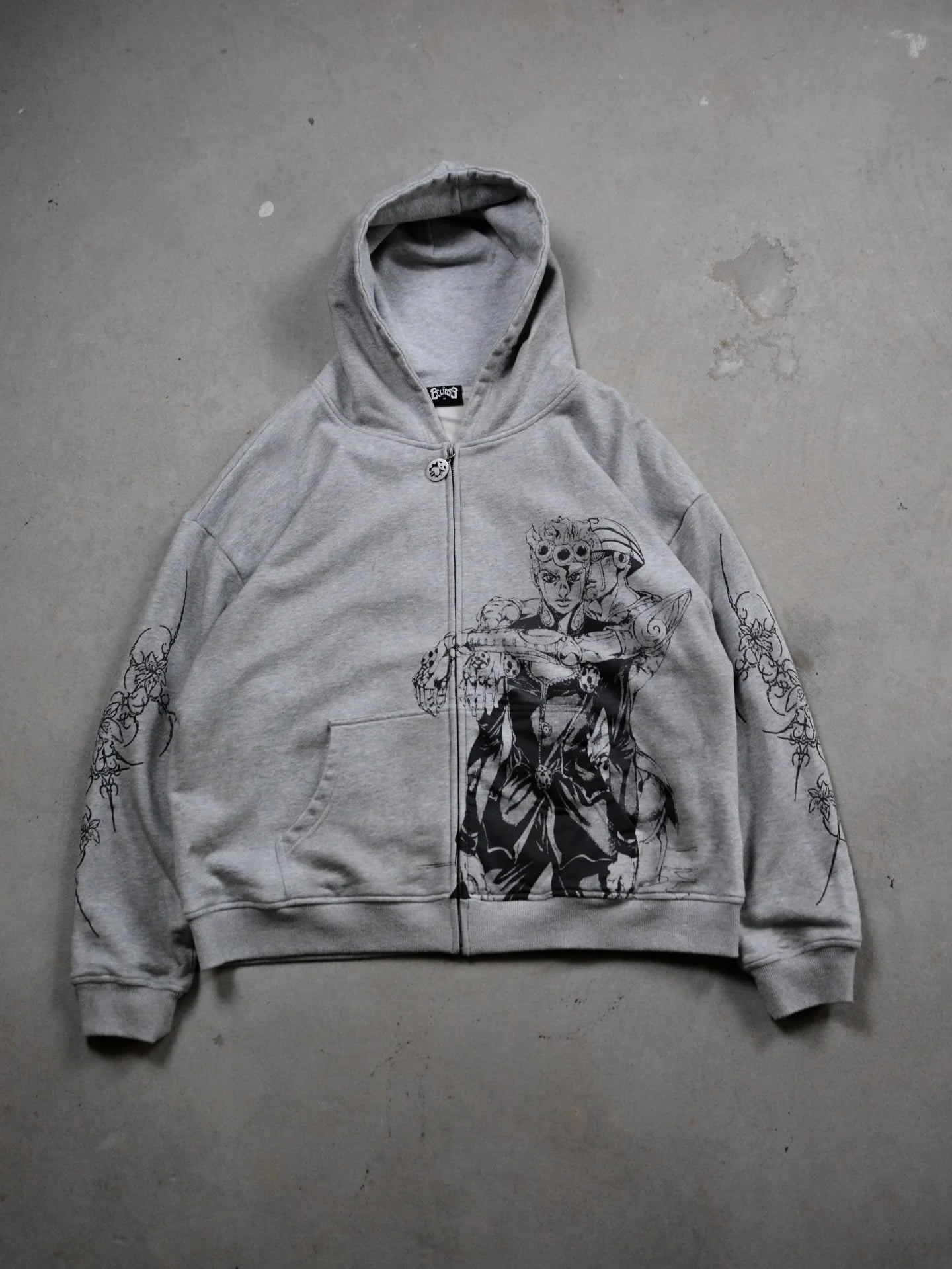 Tokyo Ghoul Y2K Zip Hoodie | Women's Harajuku Streetwear Hoodies & Sweatshirts - The Eezee Shop
