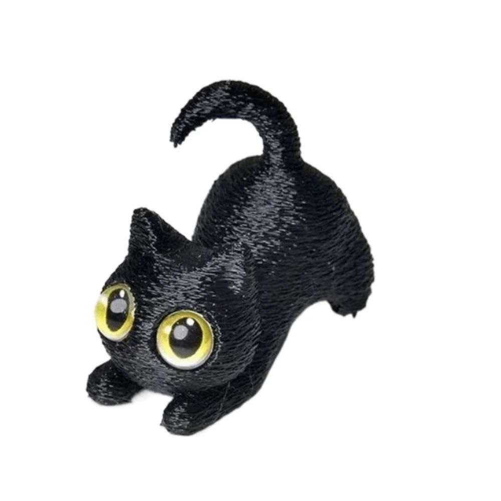 3D Printed Halloween Cat Figurine | Anime Style Ornament Halloween Figurines - The Eezee Shop