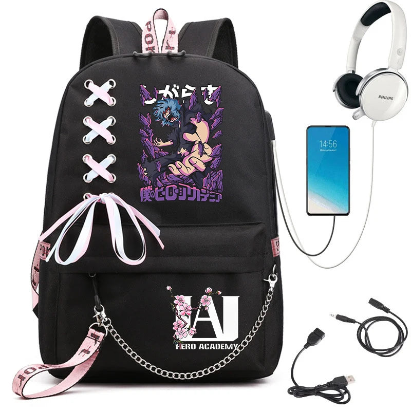 My Hero Academia Student Backpack | Lightweight Anime Daypack Backpacks - The Eezee Shop