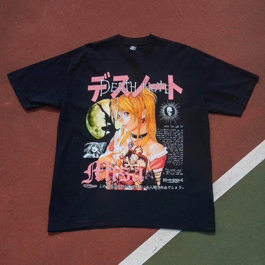 Death Note Anime Misa Amane Streetwear Short Sleeve T-shirt Anime Clothes Oversized T Shirt Men Clothing Graphic T Shirts Tops Anime Tshirts - The Eezee Shop