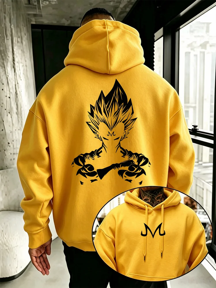 Majin Vegeta Fleece Hoodie | Dragon Ball Super Warm Pullover Hoodies & Sweatshirts - The Eezee Shop