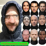 Printed Face Balaclava Mask | Novelty Full Face Halloween Mask Halloween Masks - The Eezee Shop
