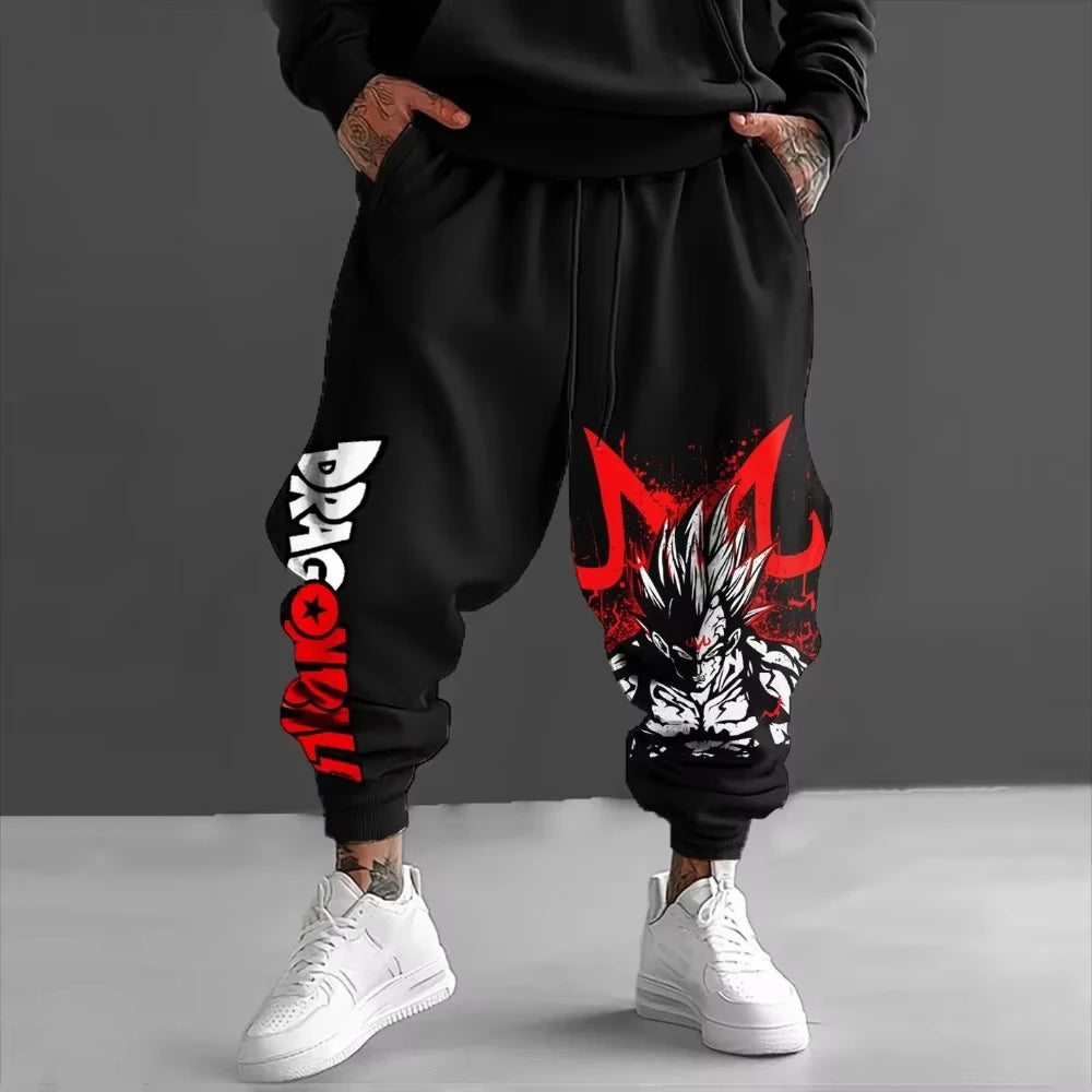Broly Jogger Pants | Dragon Ball Y2K Anime Sweatpants Joggers & Pants - The Eezee Shop