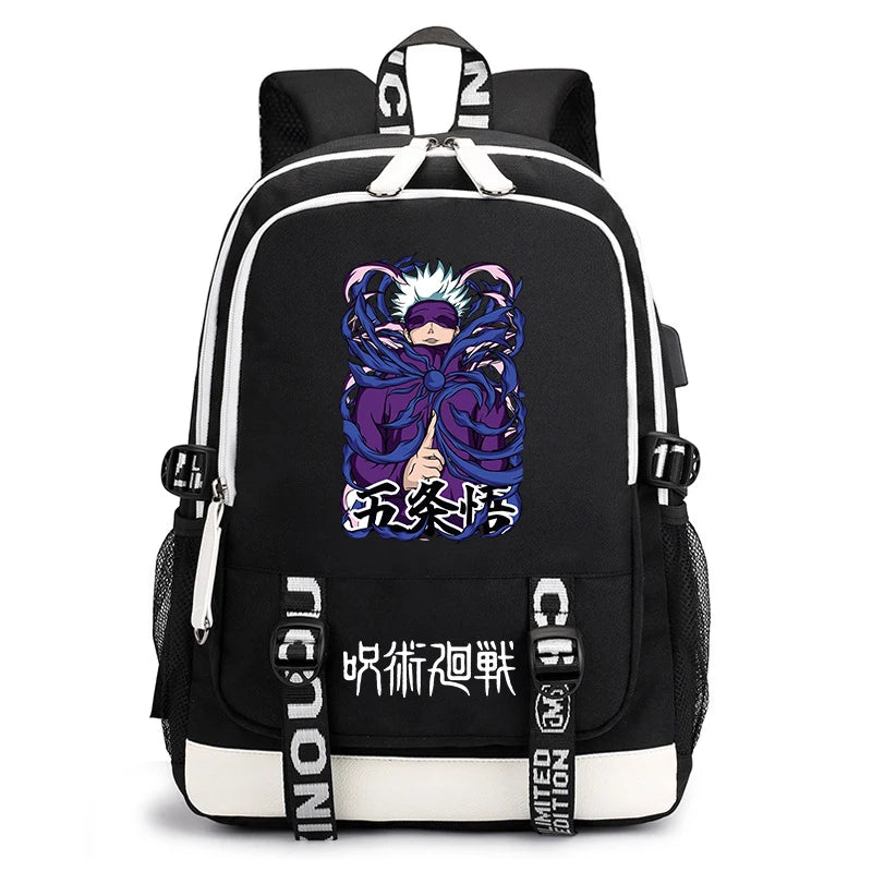 Jujutsu Kaisen Student Backpack | Lightweight Anime Daypack Backpacks - The Eezee Shop