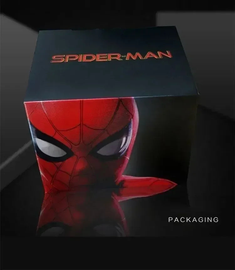 Miles Morales Light-Up Mask | Moving Eyes Ring Control 1:1 Cosplay Masks & Helmets - The Eezee Shop