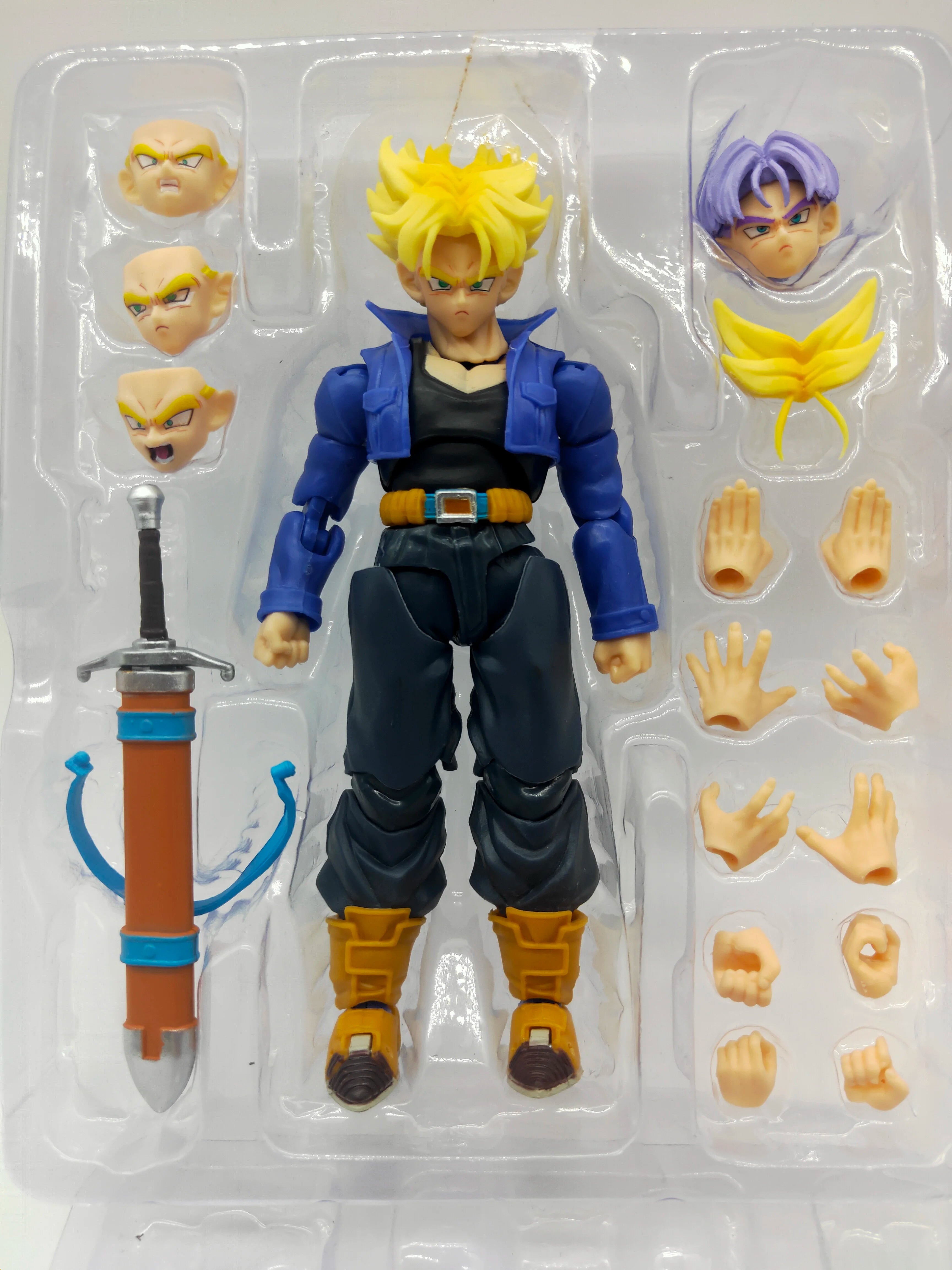 Dragon Ball Z SHF Super Saiyan Trunks Action Figure Anime Figure - The Eezee Shop