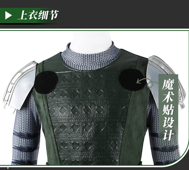 Doctor Doom Armor Cosplay Costume | Green Hooded Cape & Mask Set Cosplay Costumes - The Eezee Shop