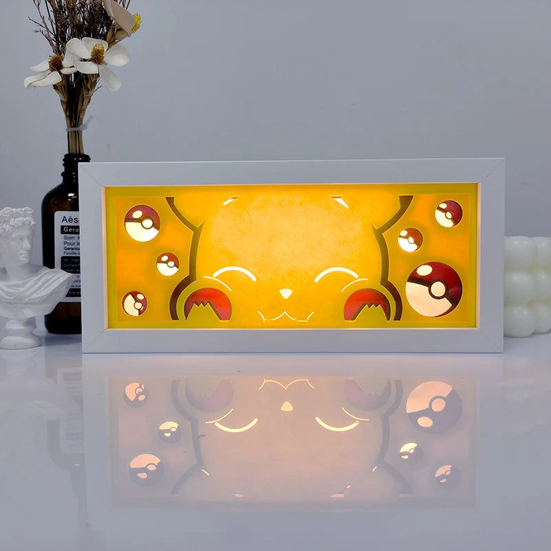 Roronoa Zoro Paper-Cut Shadow Box | Remote Color Night Light Lamps & Night Lights - The Eezee Shop