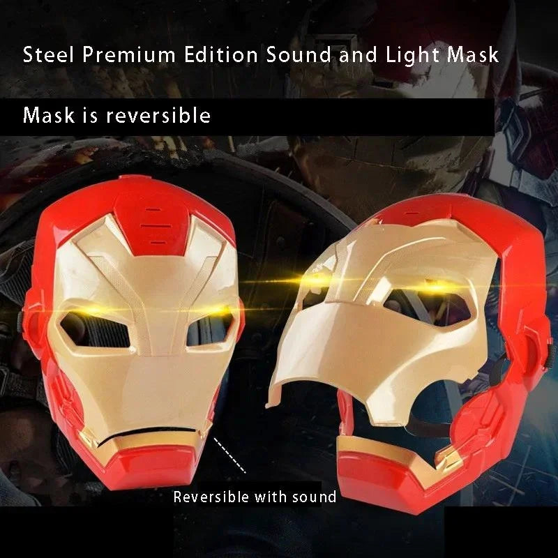 Iron Man Cosplay Set for Kids | Light-Up Mask, Gloves & Launcher Cosplay Props - The Eezee Shop