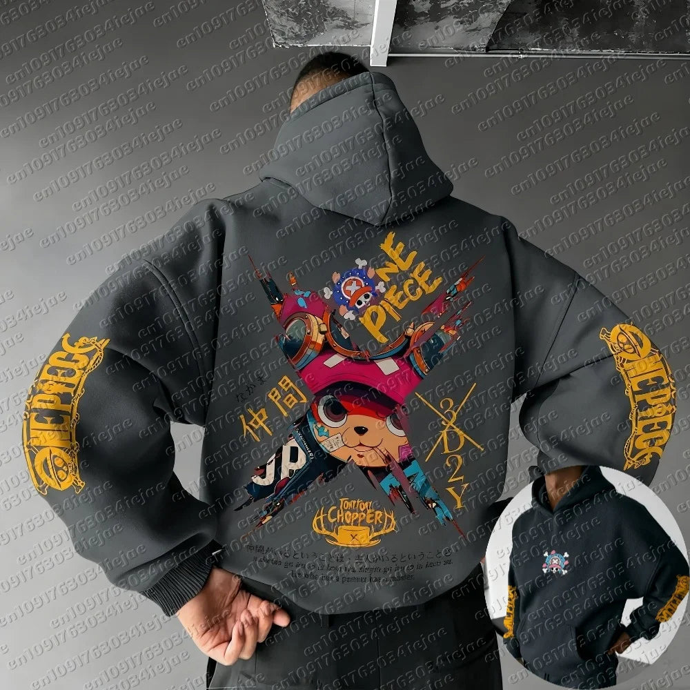 Kids Tony Tony Chopper Hoodie | One Piece Parent-Child Sweater Hoodies & Sweatshirts - The Eezee Shop