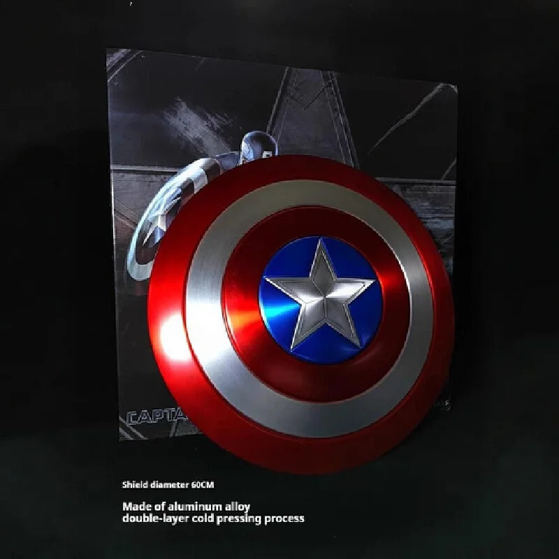 Captain America 60cm Metal Shield | Premium Cosplay Replica Cosplay Props - The Eezee Shop