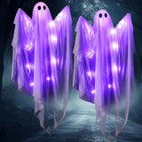 Luminous Hanging Ghost String Lights | Outdoor Halloween Decor Halloween Lights - The Eezee Shop