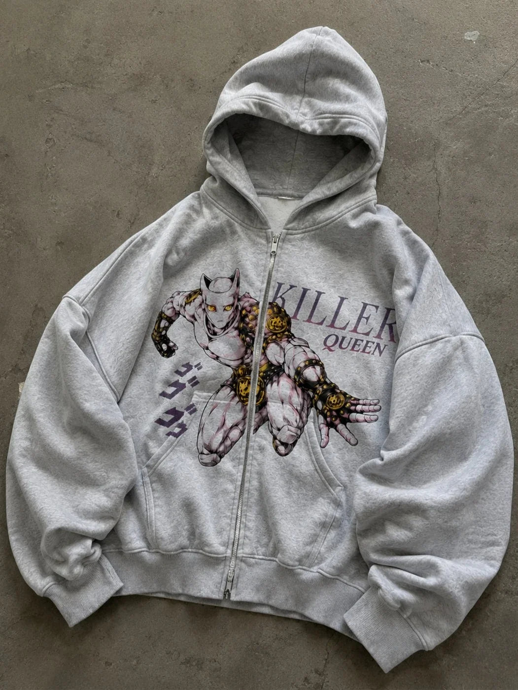 Tokyo Ghoul Y2K Zip Hoodie | Women's Harajuku Streetwear Hoodies & Sweatshirts - The Eezee Shop