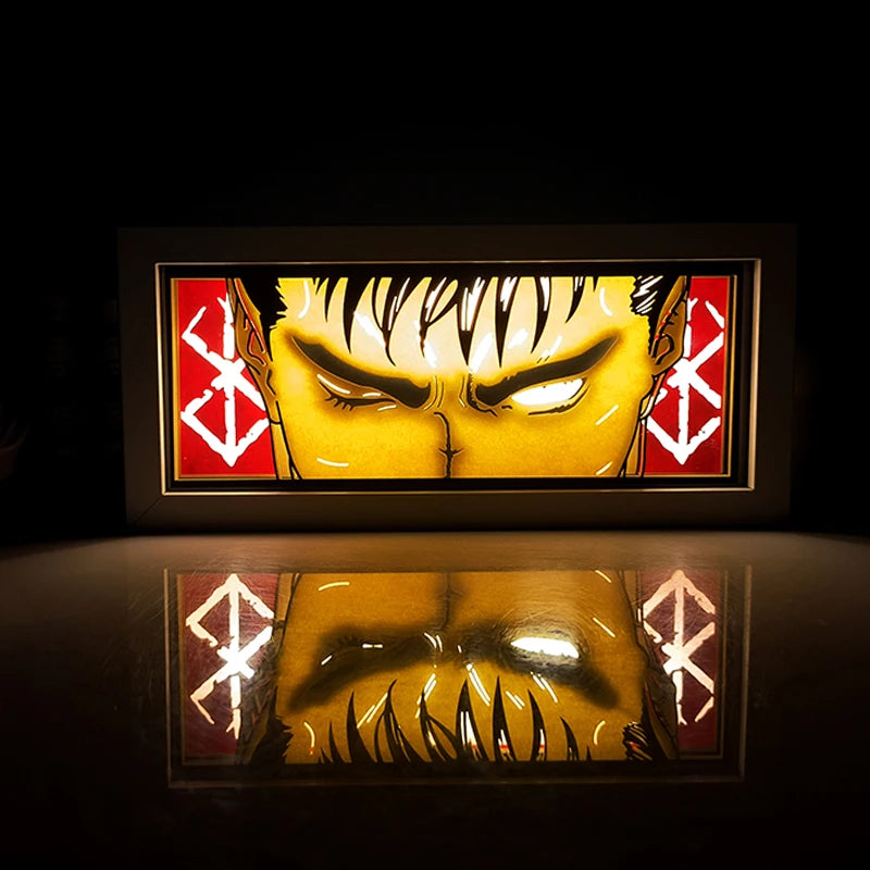Anime Paper-Cut Light Box | Remote Control Color Night Light Lamps & Night Lights - The Eezee Shop