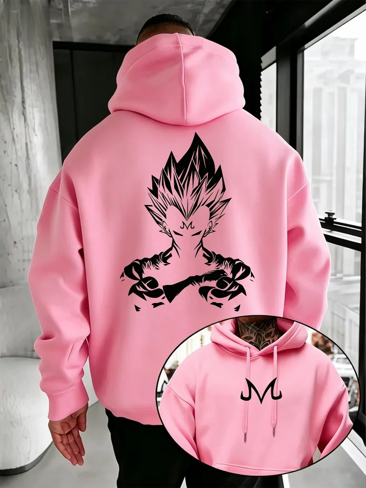 Majin Vegeta Fleece Hoodie | Dragon Ball Super Warm Pullover Hoodies & Sweatshirts - The Eezee Shop
